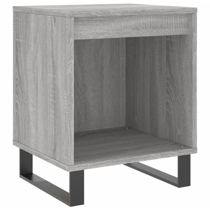 foto del prodotto comodino grigio sonoma 40x35x50 cm in legno multistrato vidaxl