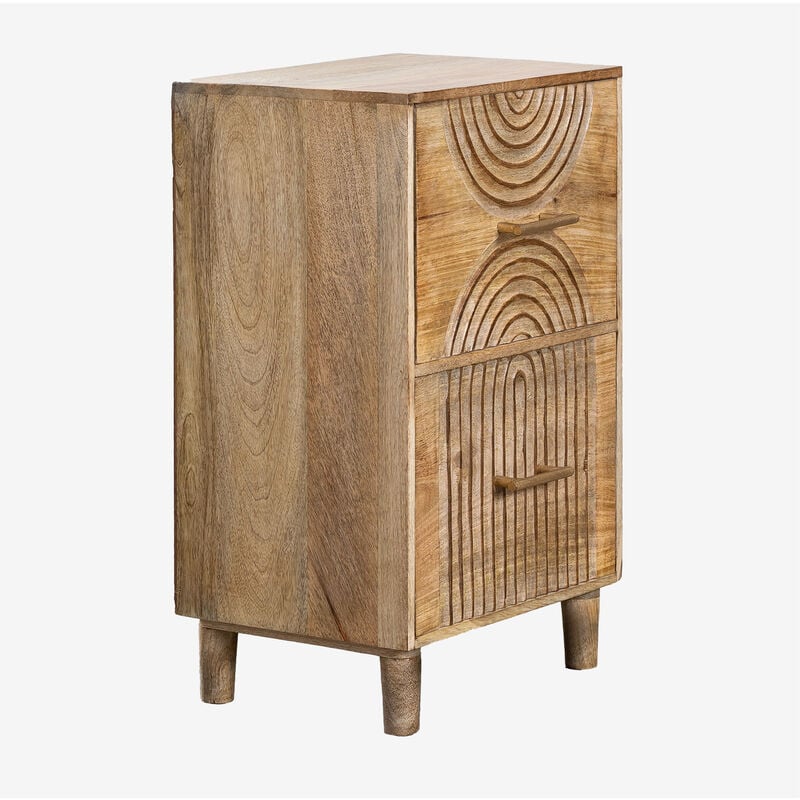foto del prodotto comodino in legno di mango langson sklum