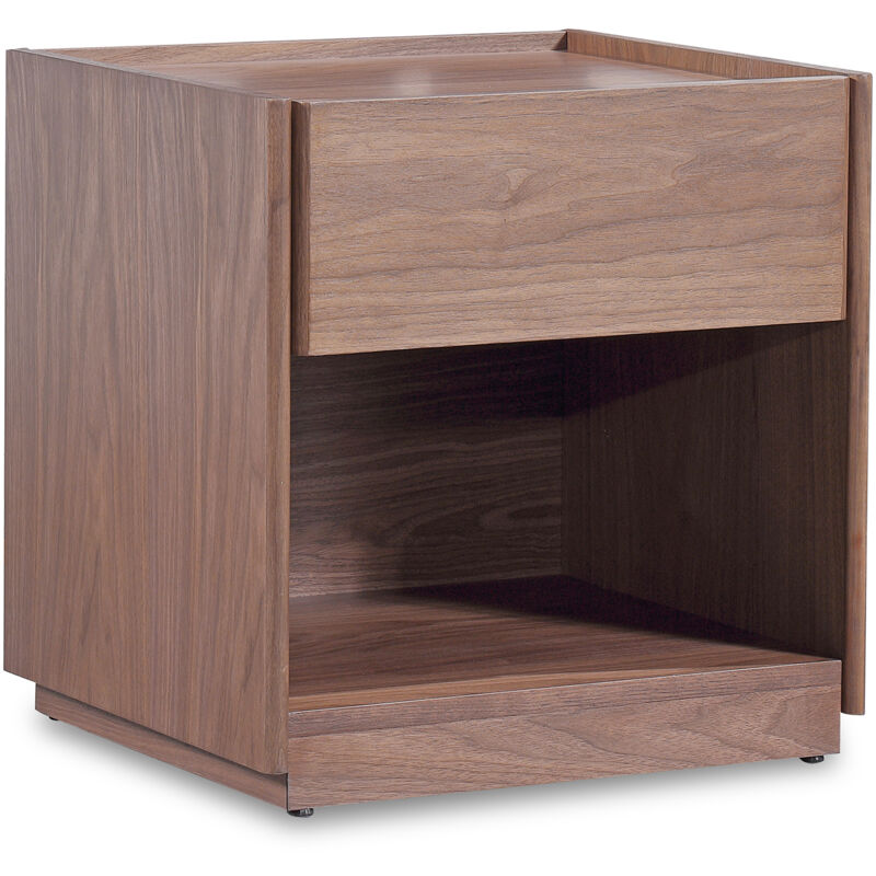 foto del prodotto comodino in legno di noce essen p rumm 50x45x51 cm con 1 cassetto