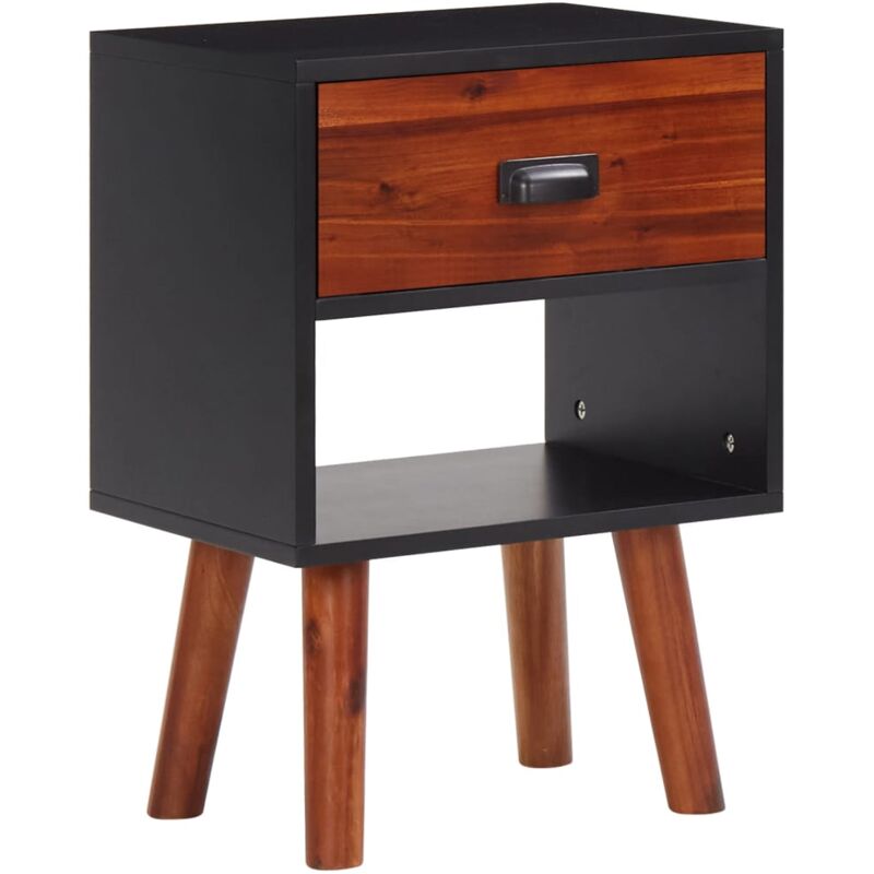 foto del prodotto comodino in massello acacia 40x30x57 cm vidaxl