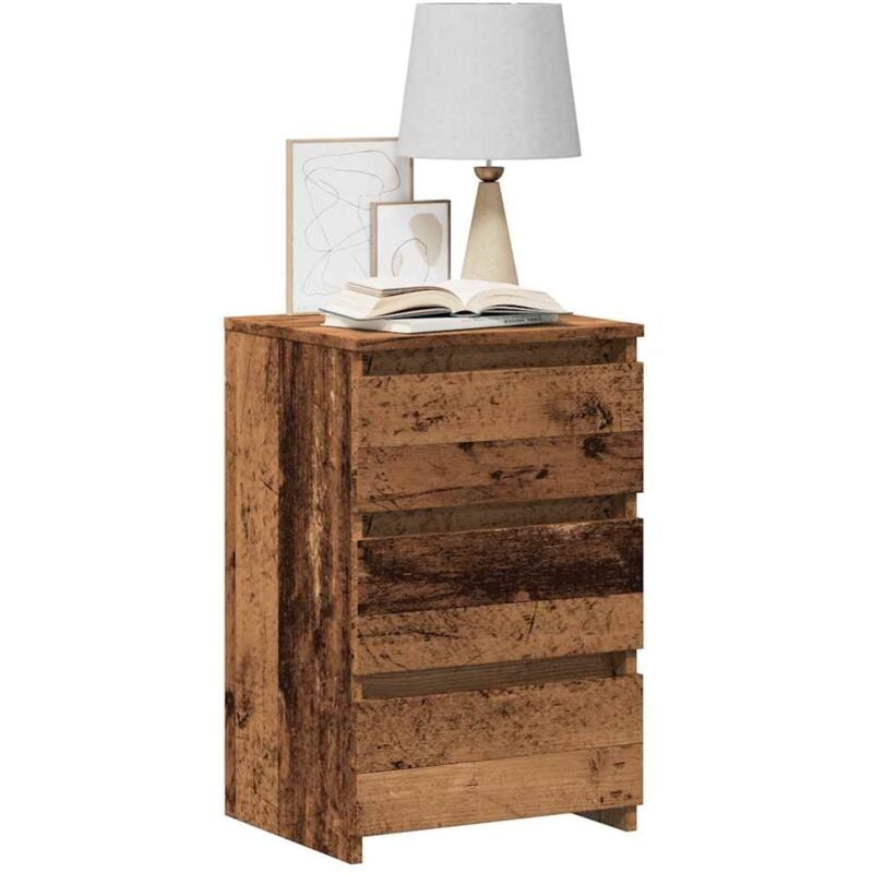 foto del prodotto comodino legno antico 40x35x62,5 cm in legno multistrato vidaxl