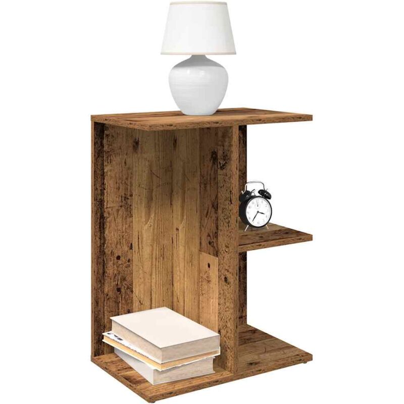 foto del prodotto comodino legno antico 46,5x29x61 cm in legno multistrato vidaxl
