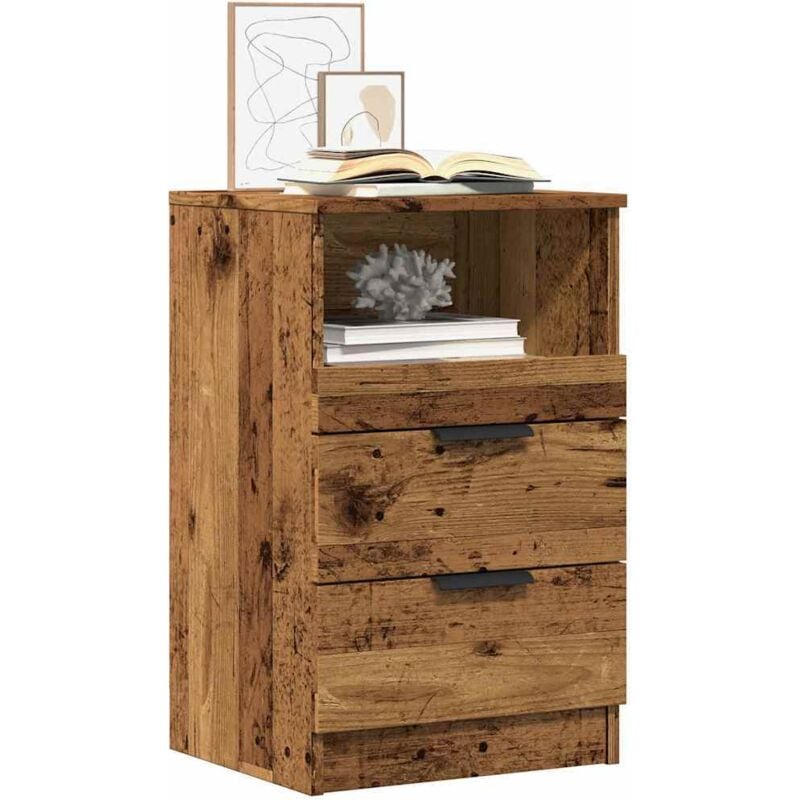 foto del prodotto comodino legno vecchio 40x36x65 cm in legno multistrato vidaxl
