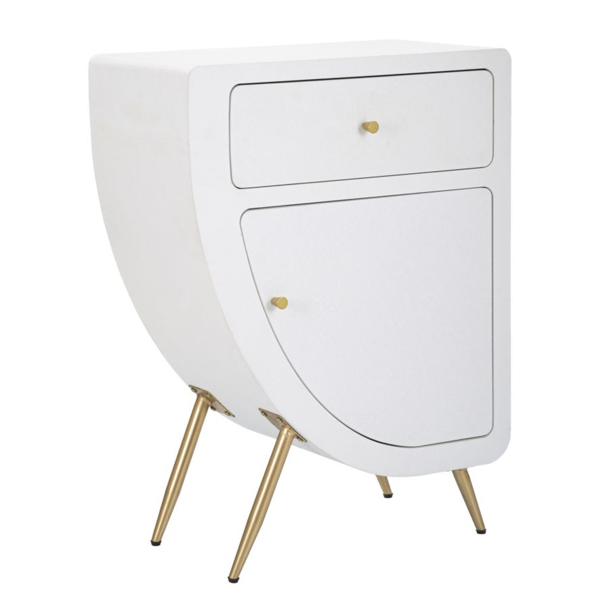 foto del prodotto comodino mf16, bianco, mdf, 60x32x79 cm, epikasa