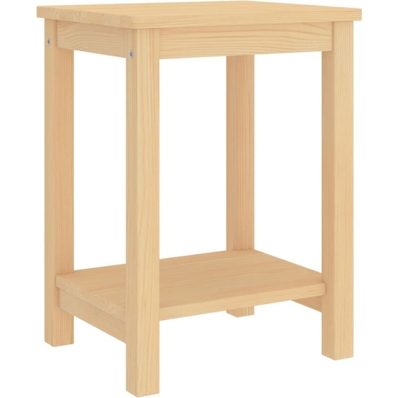 foto del prodotto comodino naturale 35x30x47 cm in legno massello di pino - vidaxl
