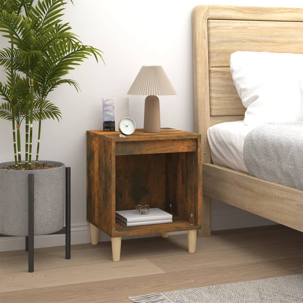 foto del prodotto comodino rovere fumo 40x35x50 cm cod mxl 29990