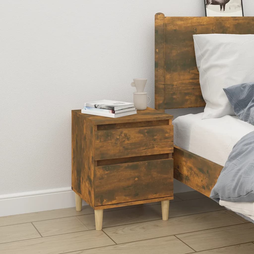 foto del prodotto comodino rovere fumo 40x35x50 cm cod mxl 33261