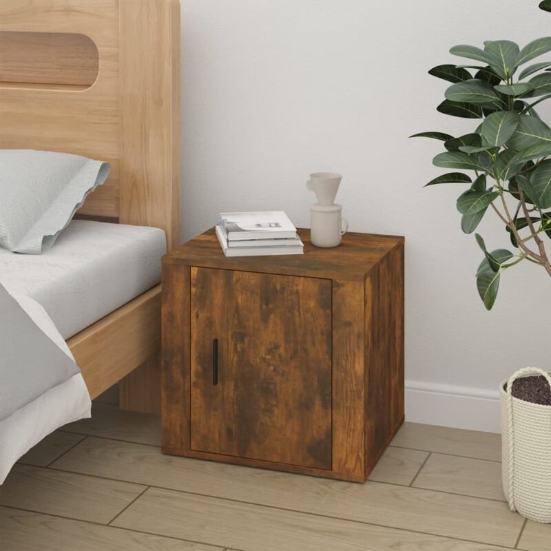 foto del prodotto comodino rovere fumo 50x39x47 cm vidaxl