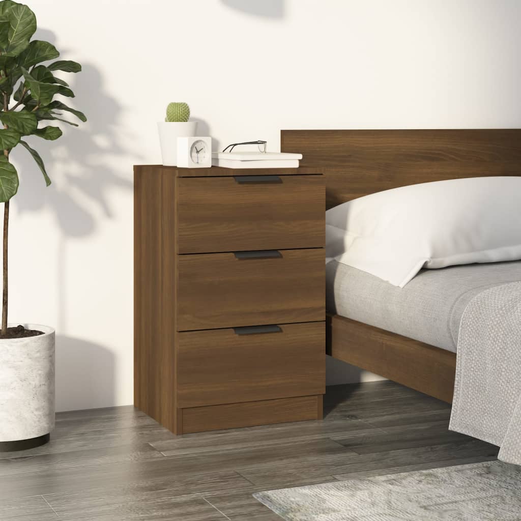 foto del prodotto comodino rovere marrone 40x36x65 cm cod mxl 30643