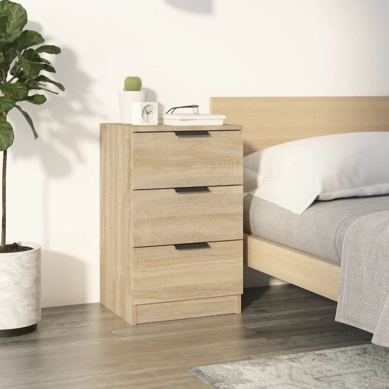 foto del prodotto comodino rovere sonoma 40x36x65 cm vidaxl