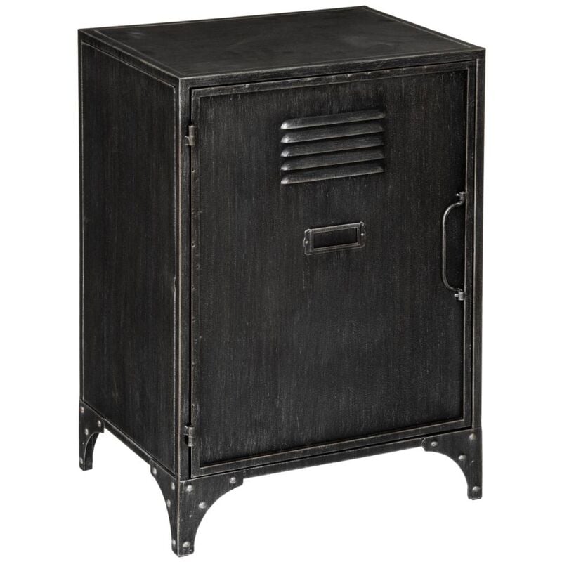 foto del prodotto comodino sevin in metallo grigio h58cm atmosphera cr ateur d int rieur