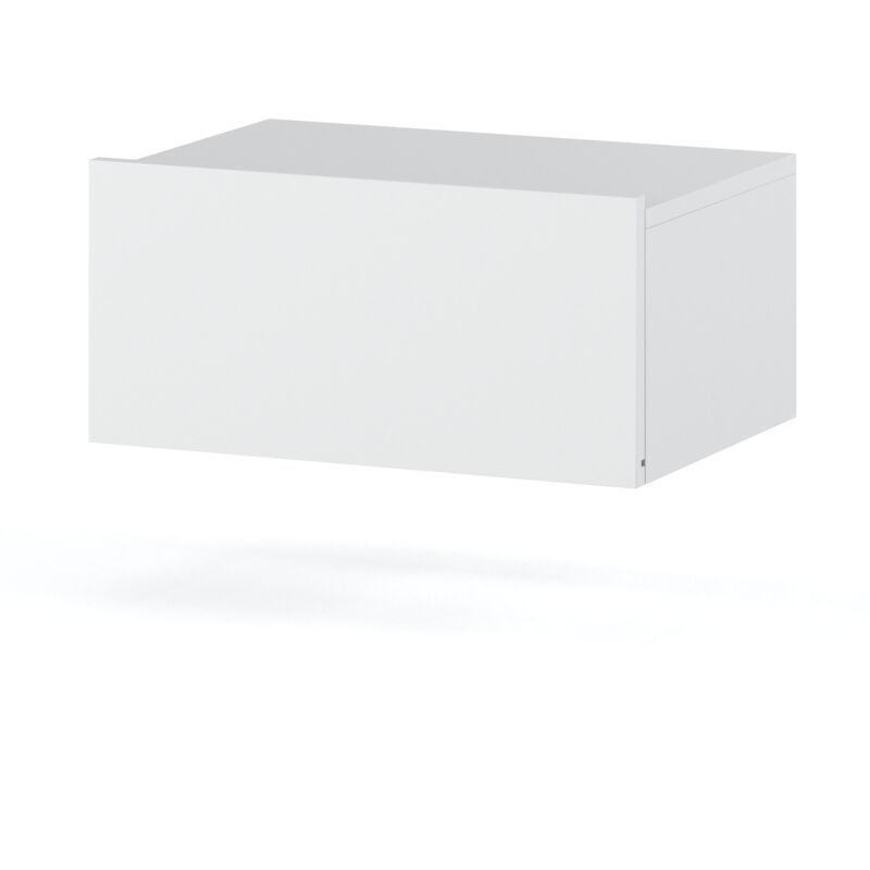 foto del prodotto comodino sospeso bianco 45 cm 1 pezzo comodino mobili per camera da letto nakastlik