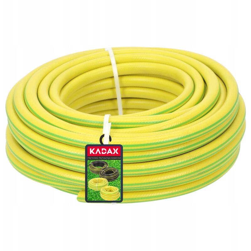 foto del prodotto comodo tubo da giardino in pvc, lunghezza 20 m, tubo leggero a 3 strati, tubo da giardino a tenuta stagna per irrigazione del prato pollice 