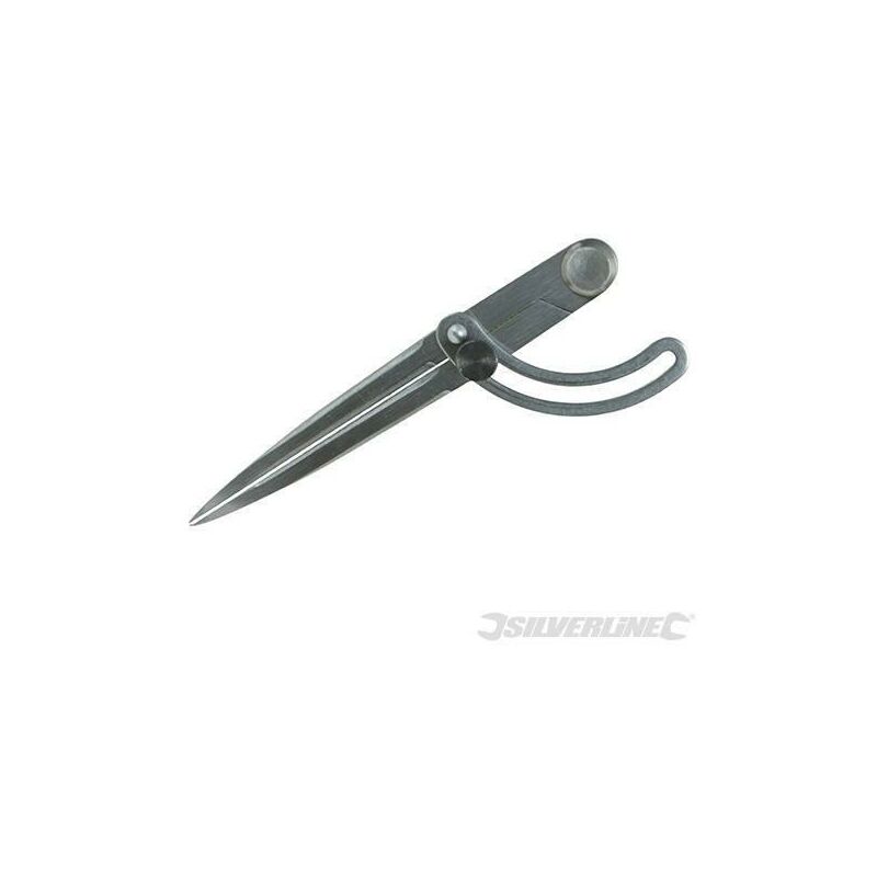 foto del prodotto compasso pinza regolazione separatore perni in acciaio 195 mm silverline