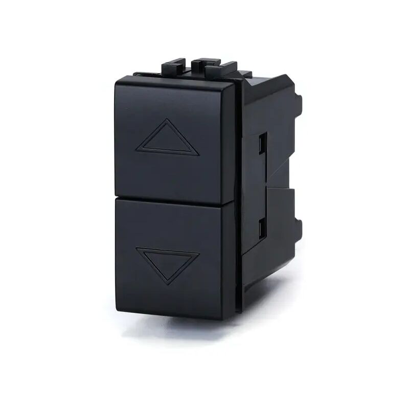 foto del prodotto compatibile bticino livinglight living international serranda nero pulsante doppio