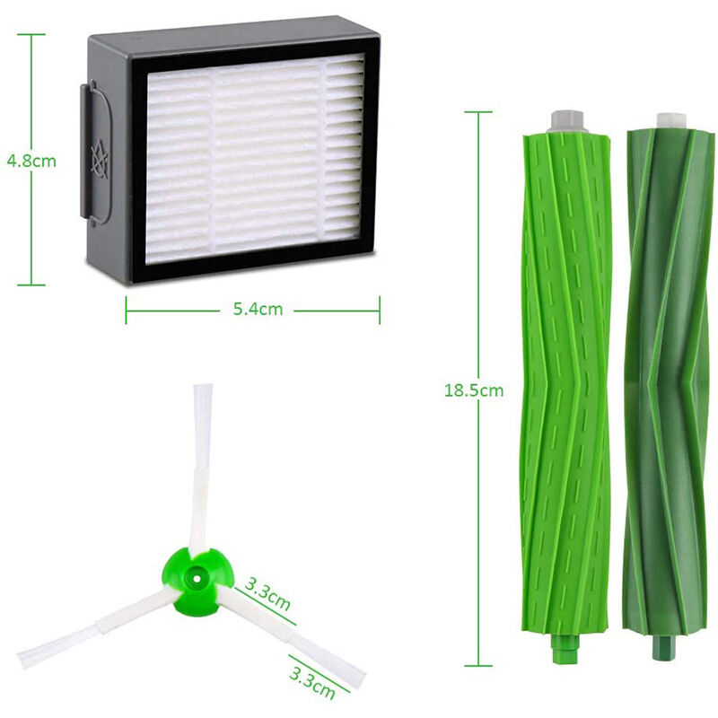 foto del prodotto compatibile con gli accessori per i robot aspirapolvere irobot roomba i3 i3 i4 i7 i7 e5 e6 e7