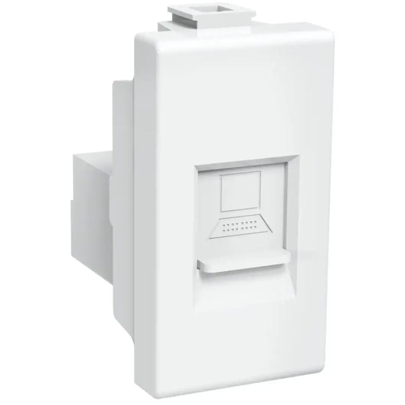 foto del prodotto compatibile matix bianco presa rete rj45