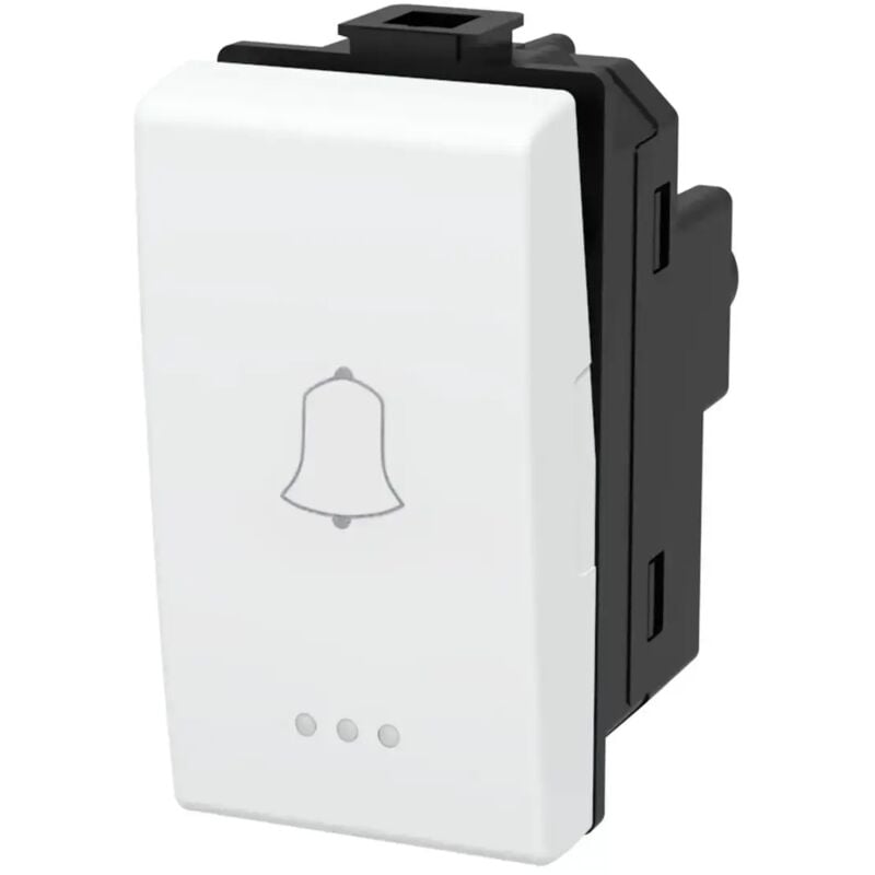 foto del prodotto compatibile matix bianco pulsante con simbolo