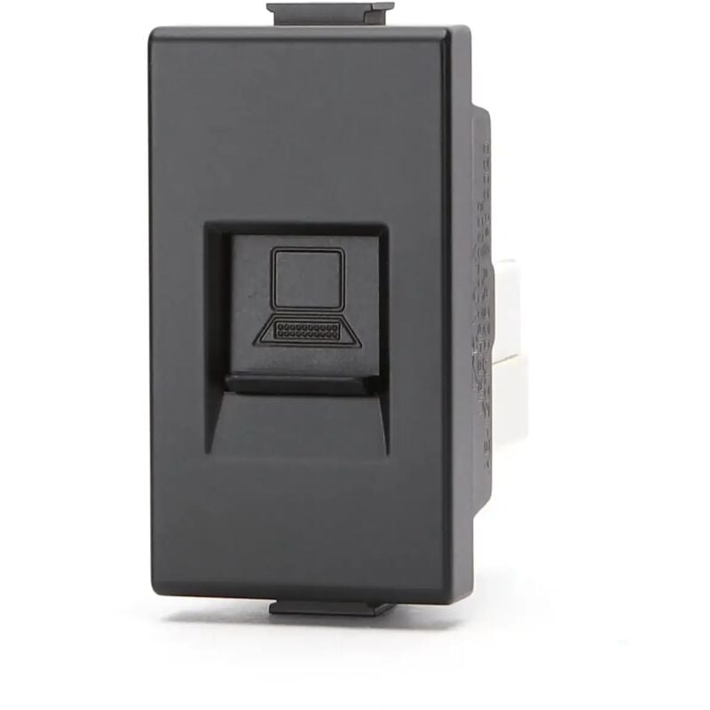 foto del prodotto compatibile matix nero presa rete rj45
