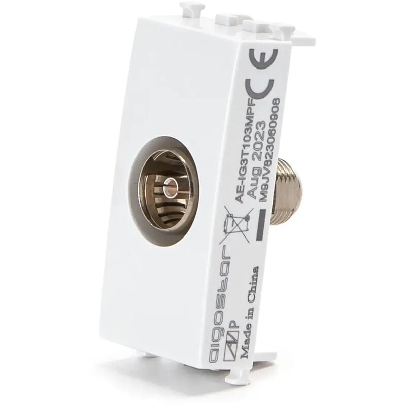 foto del prodotto compatibile vimar plana bianco presa tv femmina