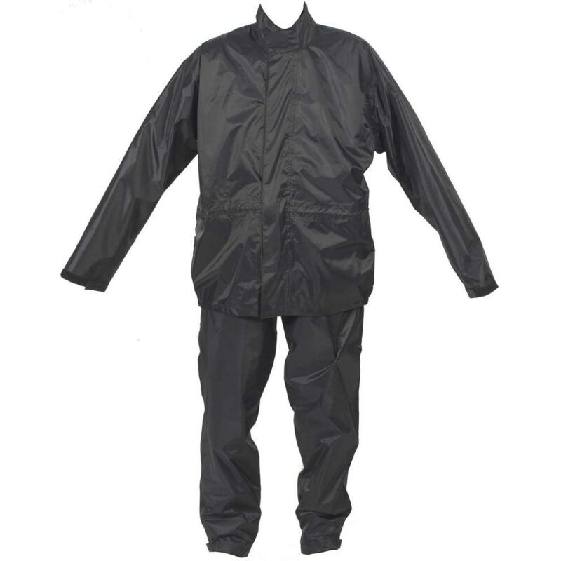 foto del prodotto completo antipioggia in nylon 2 pezzi mis. m