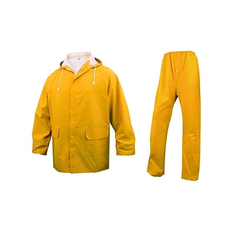 foto del prodotto completo impermeabile anti pioggia giallo giallo xl
