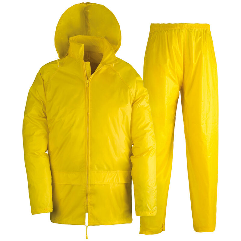 foto del prodotto completo impermeabile da lavoro antipioggia rain tg.xxl giallo kapriol