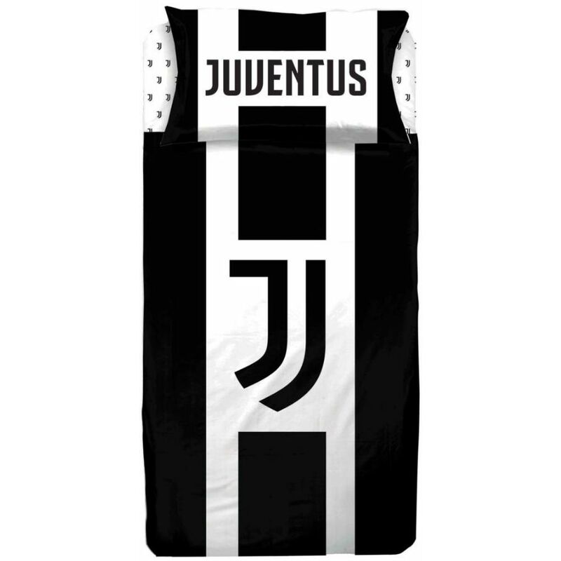 foto del prodotto completo lenzuola 1 piazza juventus j