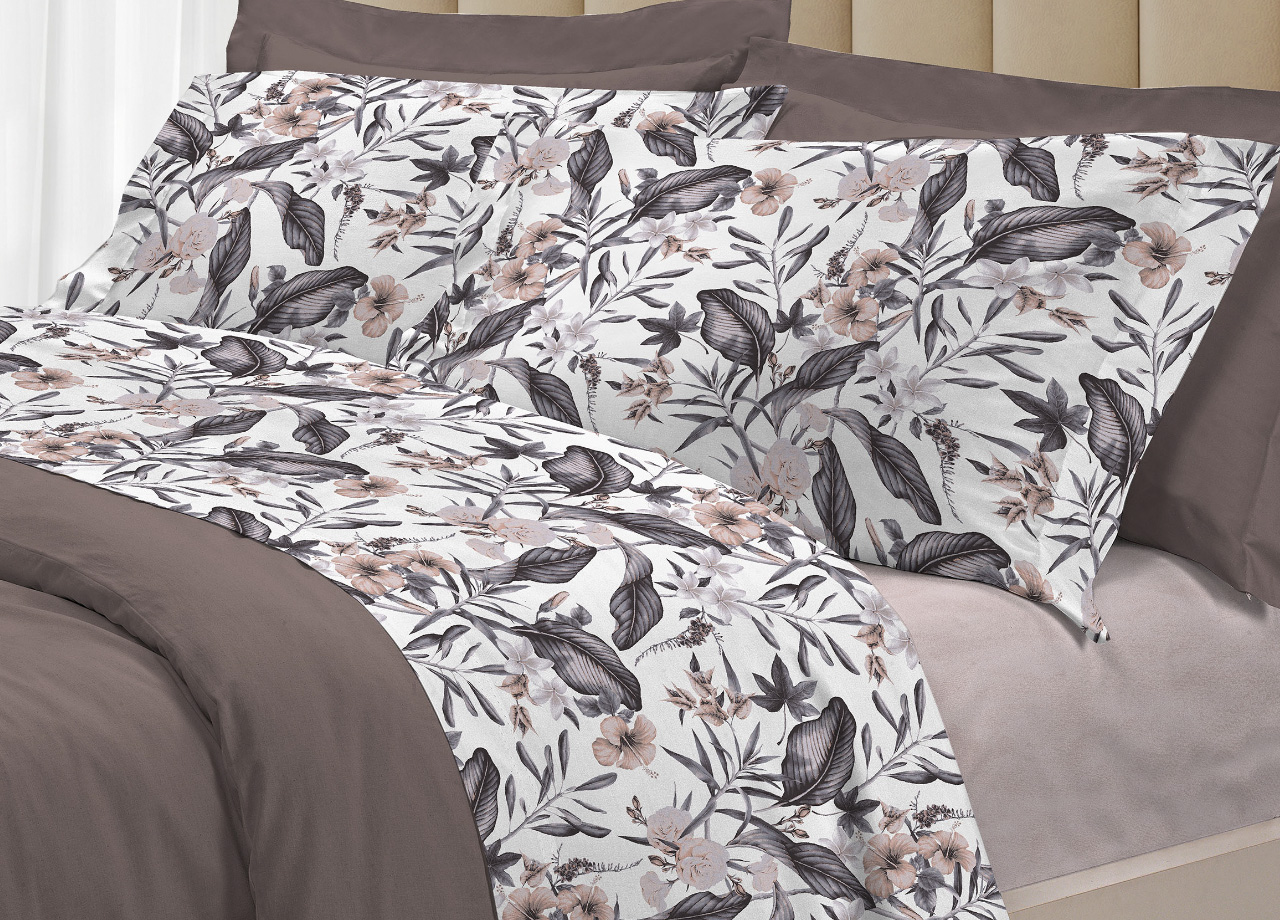 foto del prodotto completo lenzuola letto 100 cotone italy 3027 disegno elena vintage matrimoniale beige