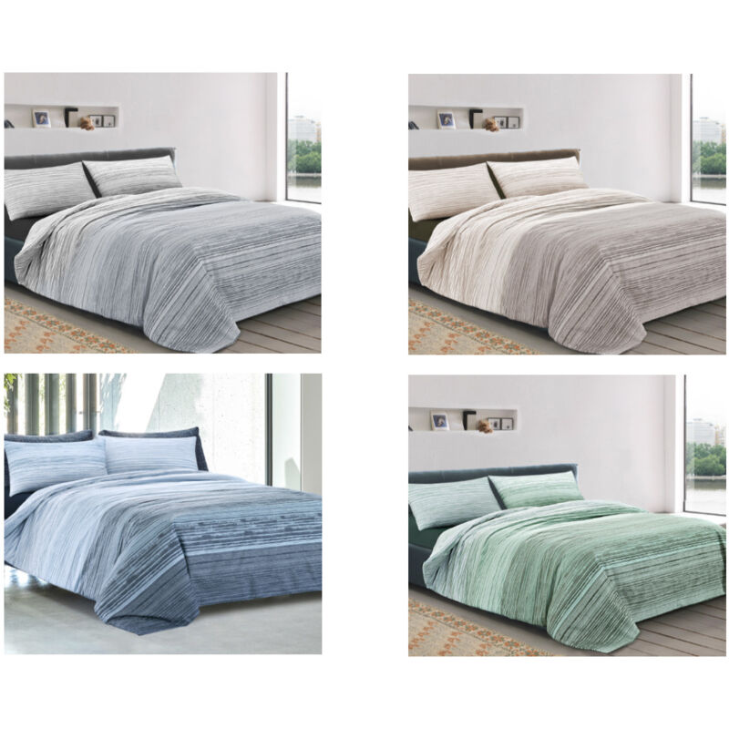 foto del prodotto completo lenzuola letto 100% cotone made in italy disegno padel, misurasingolocoloreverde