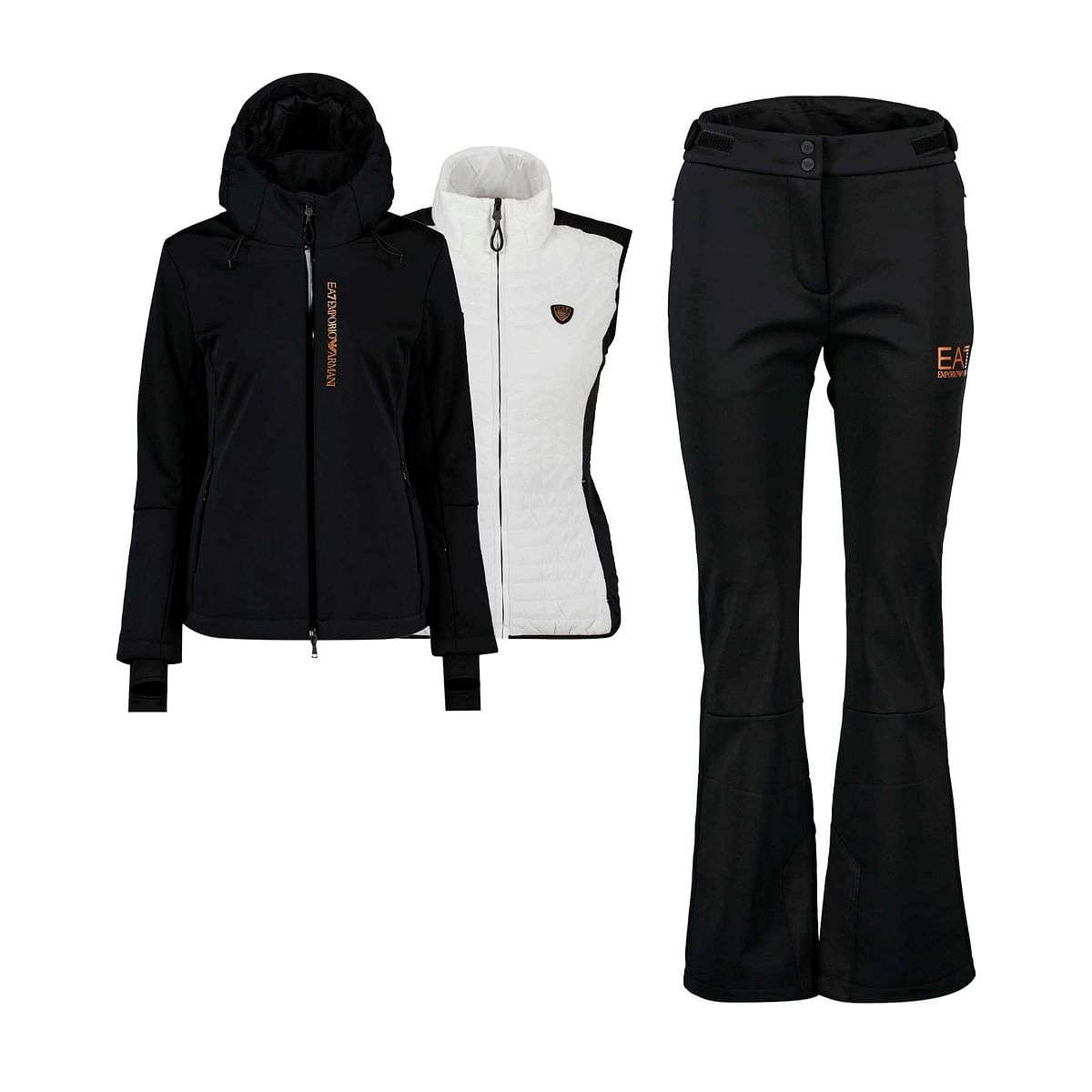 foto del prodotto completo tris softshell donna