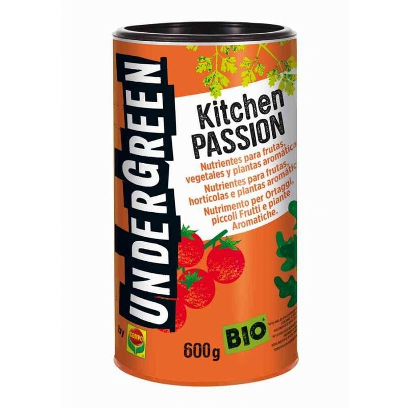foto del prodotto compo concime granulare per ortaggi, piccoli frutti e aromatiche kitchen passion 600g