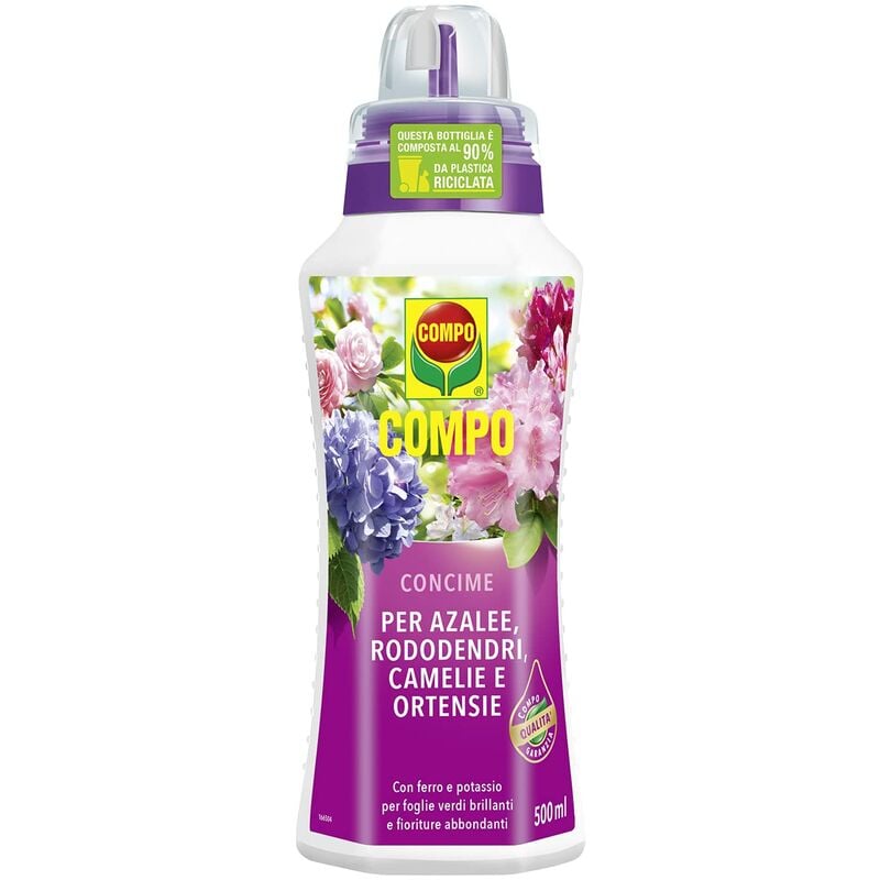 foto del prodotto compo concime per rododendri, azalee, camelie e ortensie, 500 ml