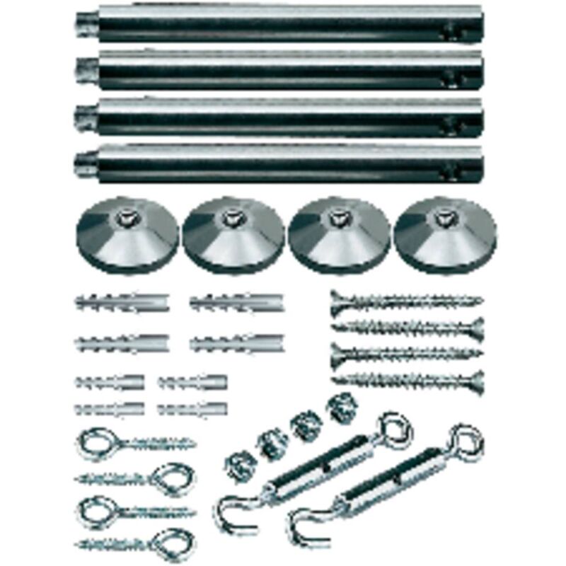 foto del prodotto componente per sistema su filo a bassa tensione kit montaggio cavi paulmann 17834 cromo