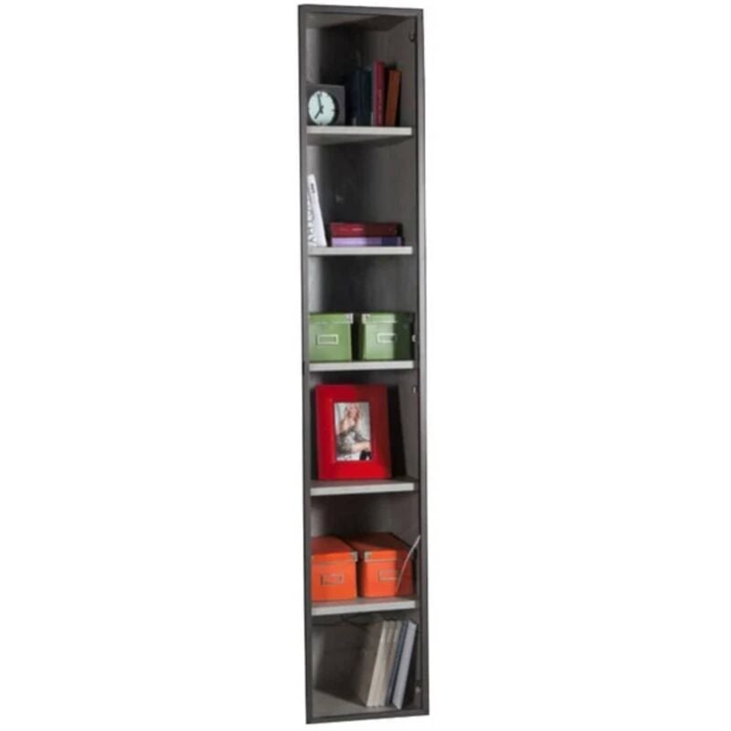 foto del prodotto composad anta in vetro per libreria 6 ripiani arredamento interno per ufficio