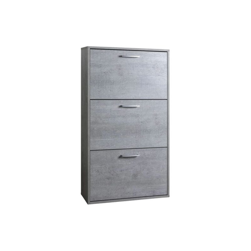 foto del prodotto composad scarpiera 3 ripiani cemento sc4086k56204