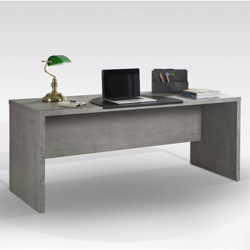 foto del prodotto composad scrivania mod. pratico cm 180x69 h. 74.2 grigio cemento