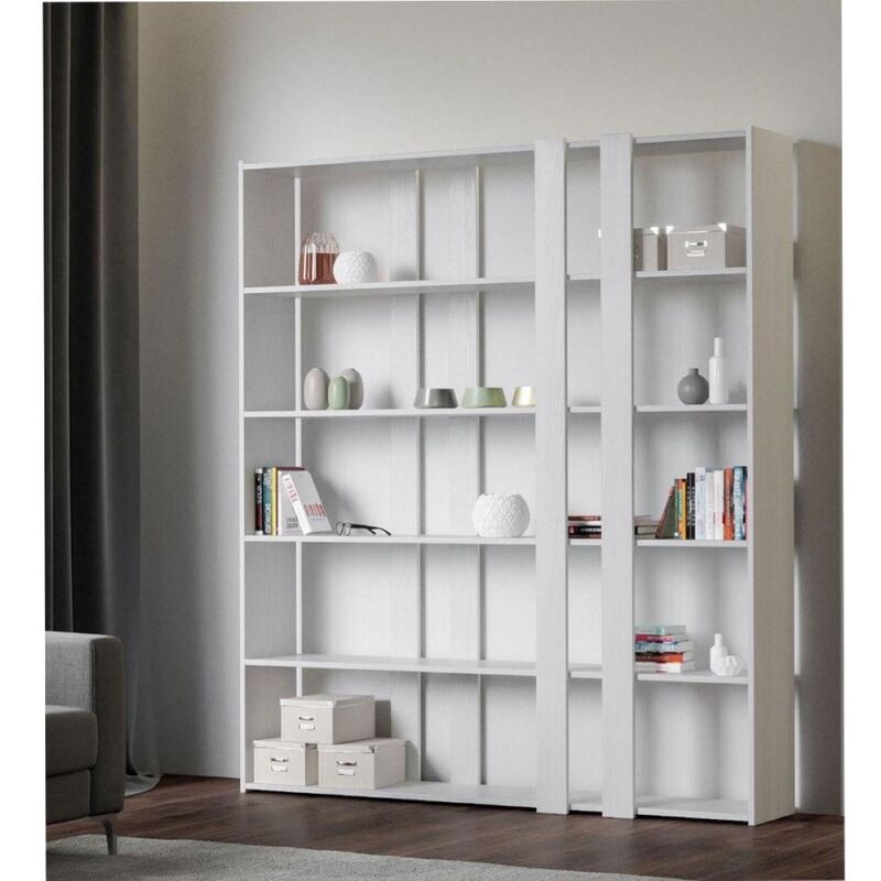 foto del prodotto composizione a kato 6r 2 fianchi 4 fasce lunghe bianco frassino