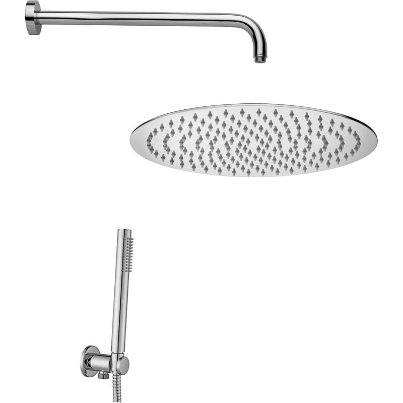 foto del prodotto composizione jamaica kit con soffione 30 braccio doccia da 40 e