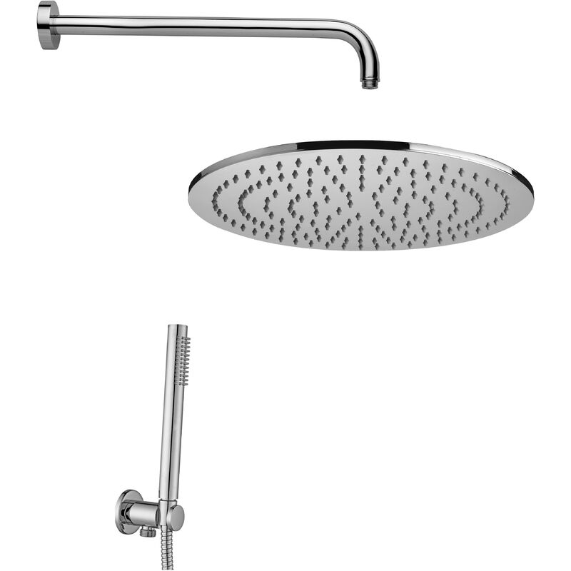 foto del prodotto composizione master king kit con soffione 30 braccio doccia da