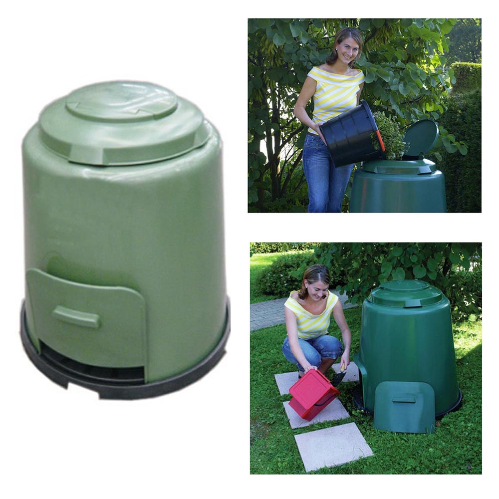foto del prodotto compostiera da giardino germany rotonda 280 lt