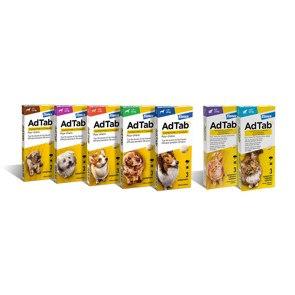 foto del prodotto compresse antiparassitarie masticabili 3x112,5 mg