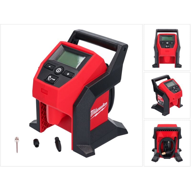 foto del prodotto compressore a batteria milwaukee m12 bi 0 12 v 4933464124 solo senza batteria, senza caricabatteria