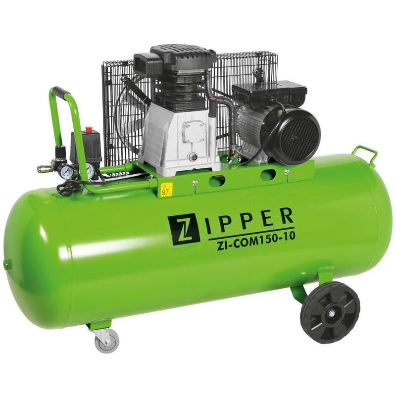 foto del prodotto compressore a cinghia 150 lt 230 v zipper zi-com150-10