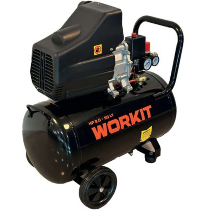 foto del prodotto compressore ac coassiale workit lubrificato lt 50 hp 2,0 1 pezzo