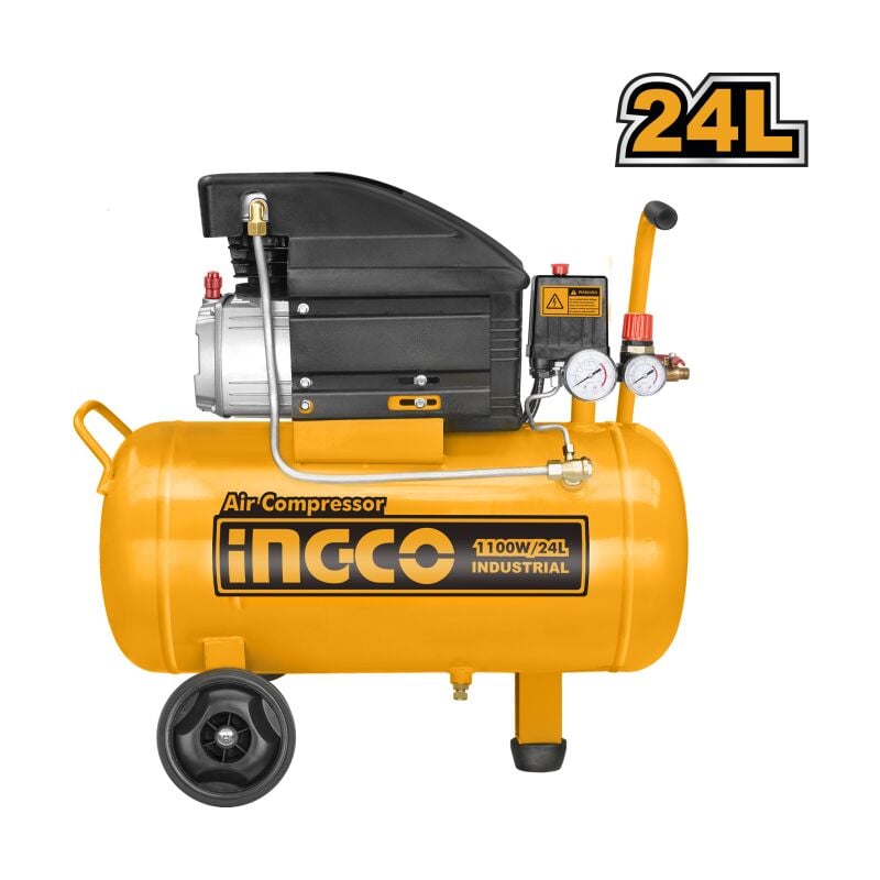 foto del prodotto compressore ad aria 24l da 1,5hp coassiale lubrificazione ad olio