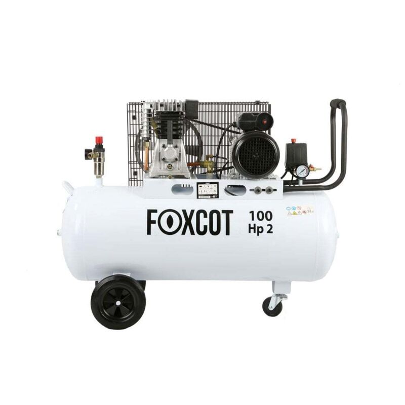 foto del prodotto compressore aria 100 litri foxcot fl100