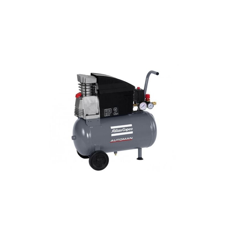 foto del prodotto compressore aria 50 litri 2.5 hp atlas copco a pistoni