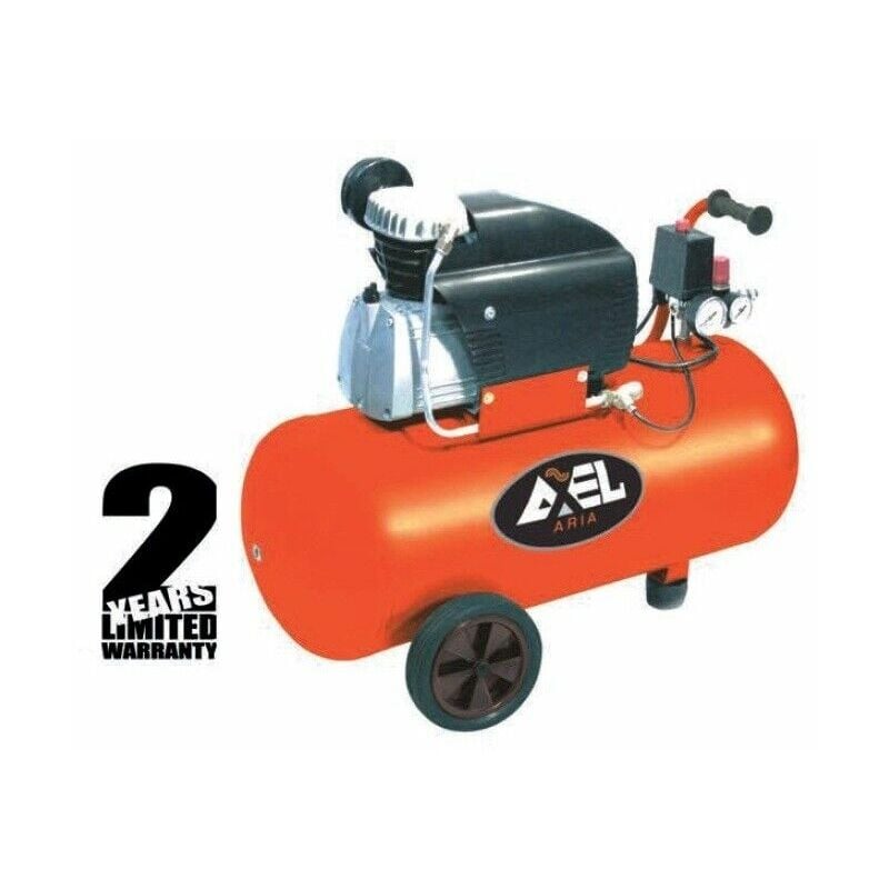 foto del prodotto compressore aria 50 litri coassiale lubrificato 2 hp 8bar fu1503 axel