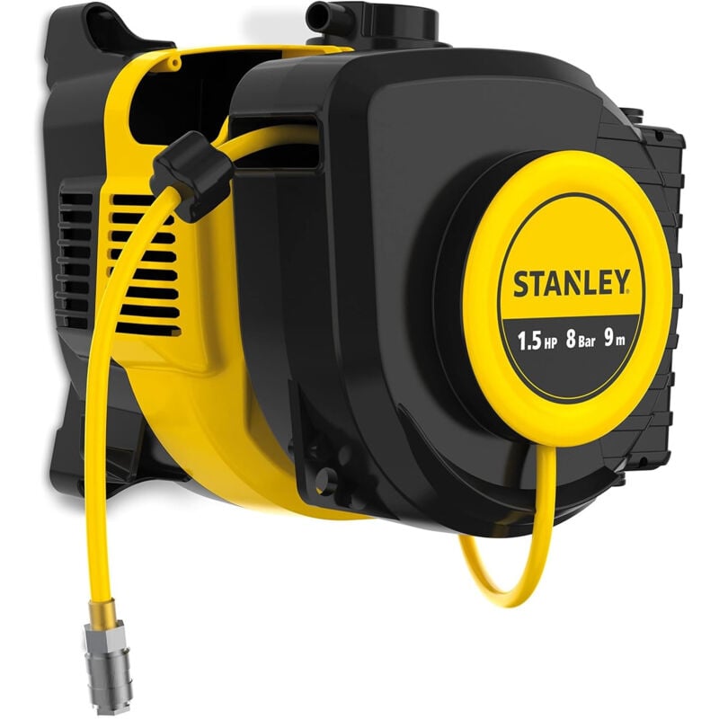 foto del prodotto compressore aria a muro stanley wall tech 1,5hp